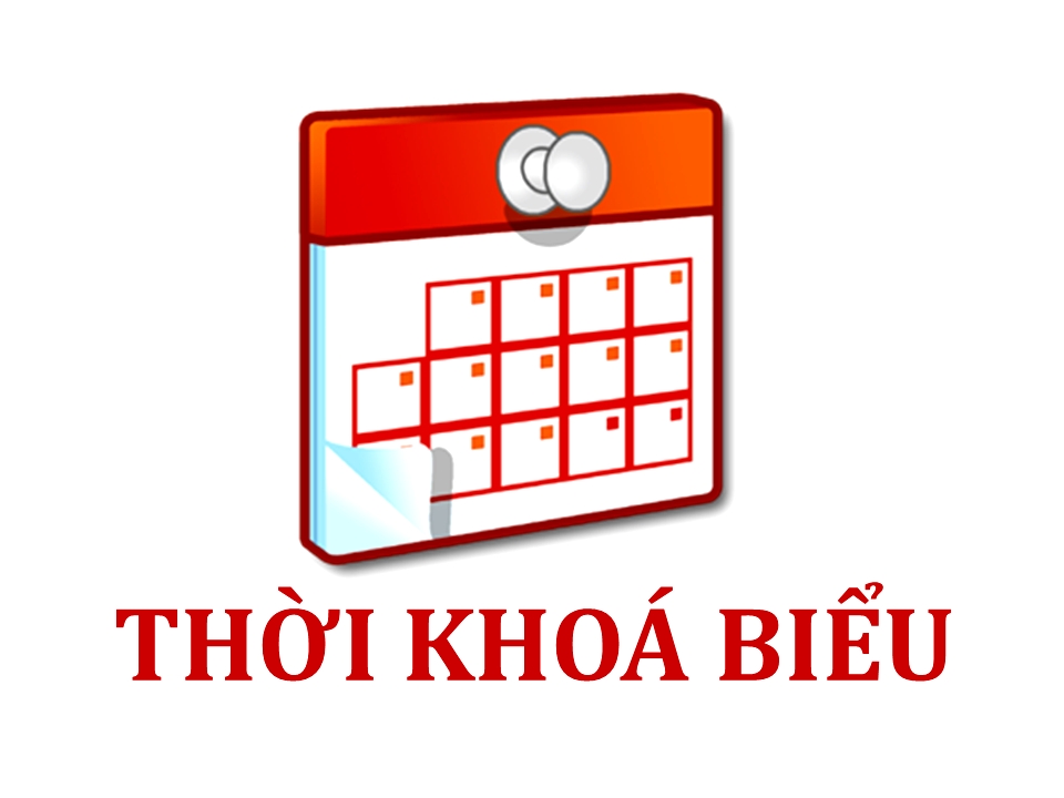 Thời khoá biểu số 01 năm học 2026-2027 áp dụng từ ngày 07/09/2026